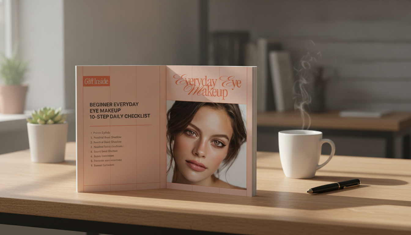 Beginner Everyday Eye Makeup: 10-Step Daily Checklist